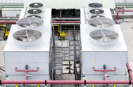 Installation services of the central A/C units