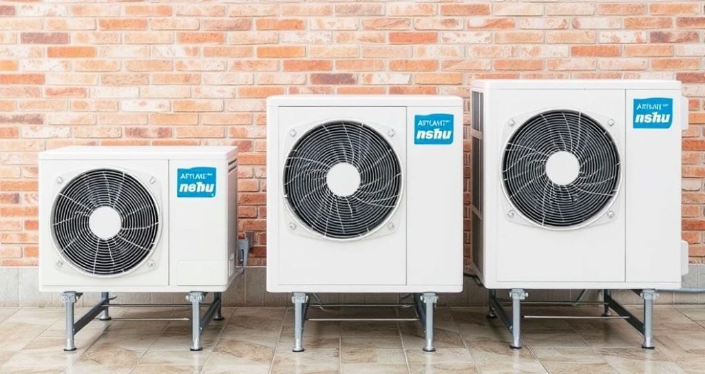 Different air conditioners capacities