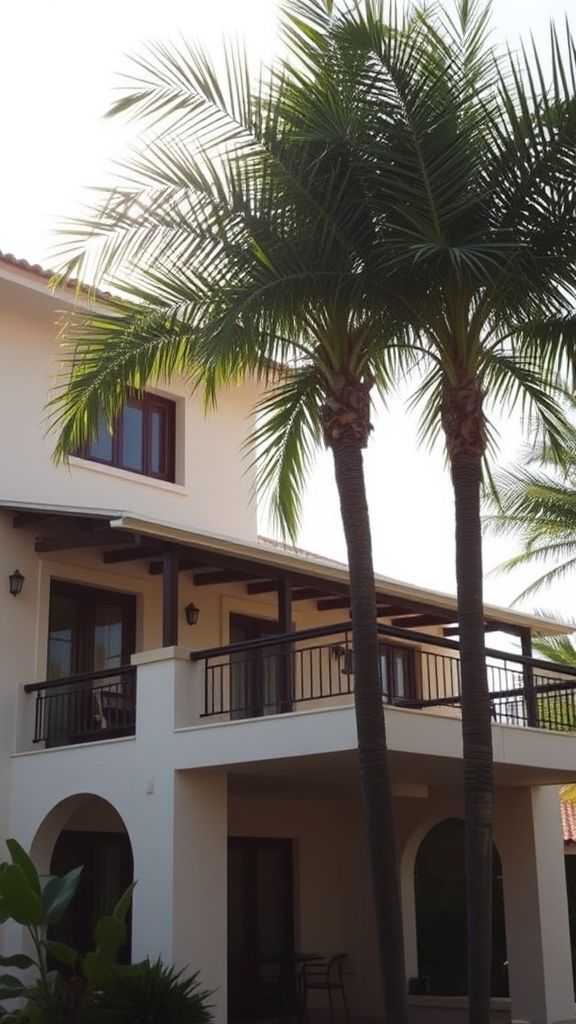 villa with shading